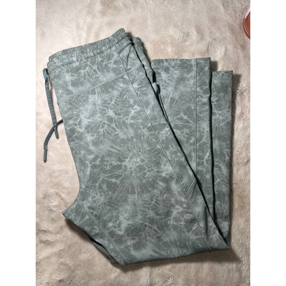 Zyia Active Tie-Dye Gray Drawstring Joggers Size 16-18 Lightweight Nylon/Spandex - Picture 8 of 8